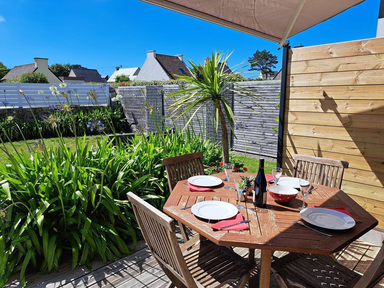 Ferienhaus in Plouneour-Trez mit Meerblick in Plounéour-Trez, Brest und Umgebung