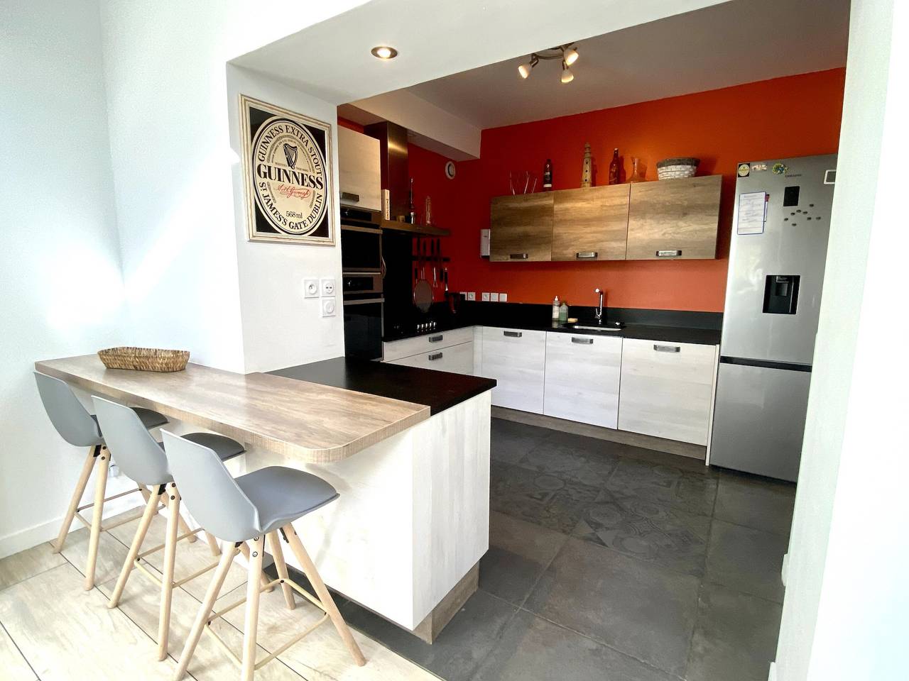 Baradoz Gwern – Familienhaus im Zentrum von Plouescat mit Garten in Plouescat, Côte des Légendes