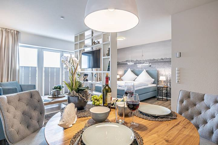 Ganze Wohnung, Schlei-Koje 4  - Fußbodenheizung, Dusche, Balkon, Gartenmöbel, Parkplatz in Schleswig, Schleswig & Umgebung
