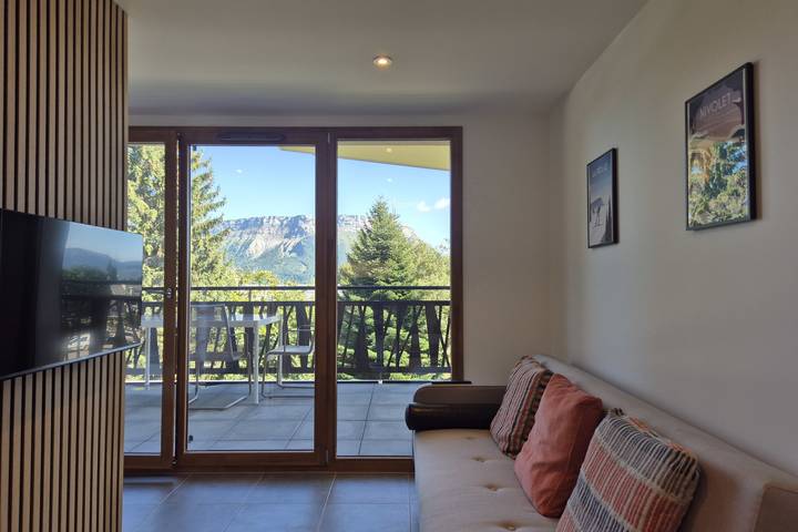 Gîte pour 4 personnes, avec Terrasse dans Office De Tourisme De La Feclaz