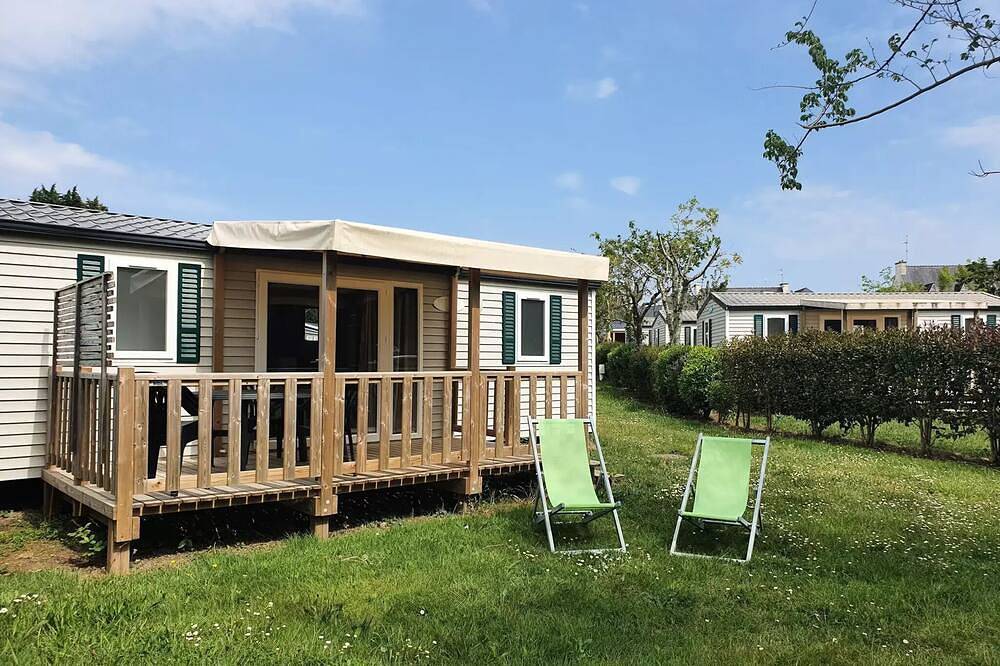 Mobil-home Confort (ancienneté 10 ans) - 2 chambres - 30m² 4 personnes in Ploemeur, Côte des Mégalithes