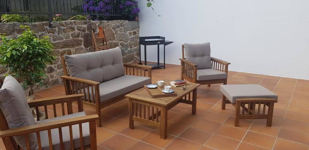 Apartamento para 9 personas, con Balcón y Terraza además de Jardín y Vistas en Villagarcía de Arosa