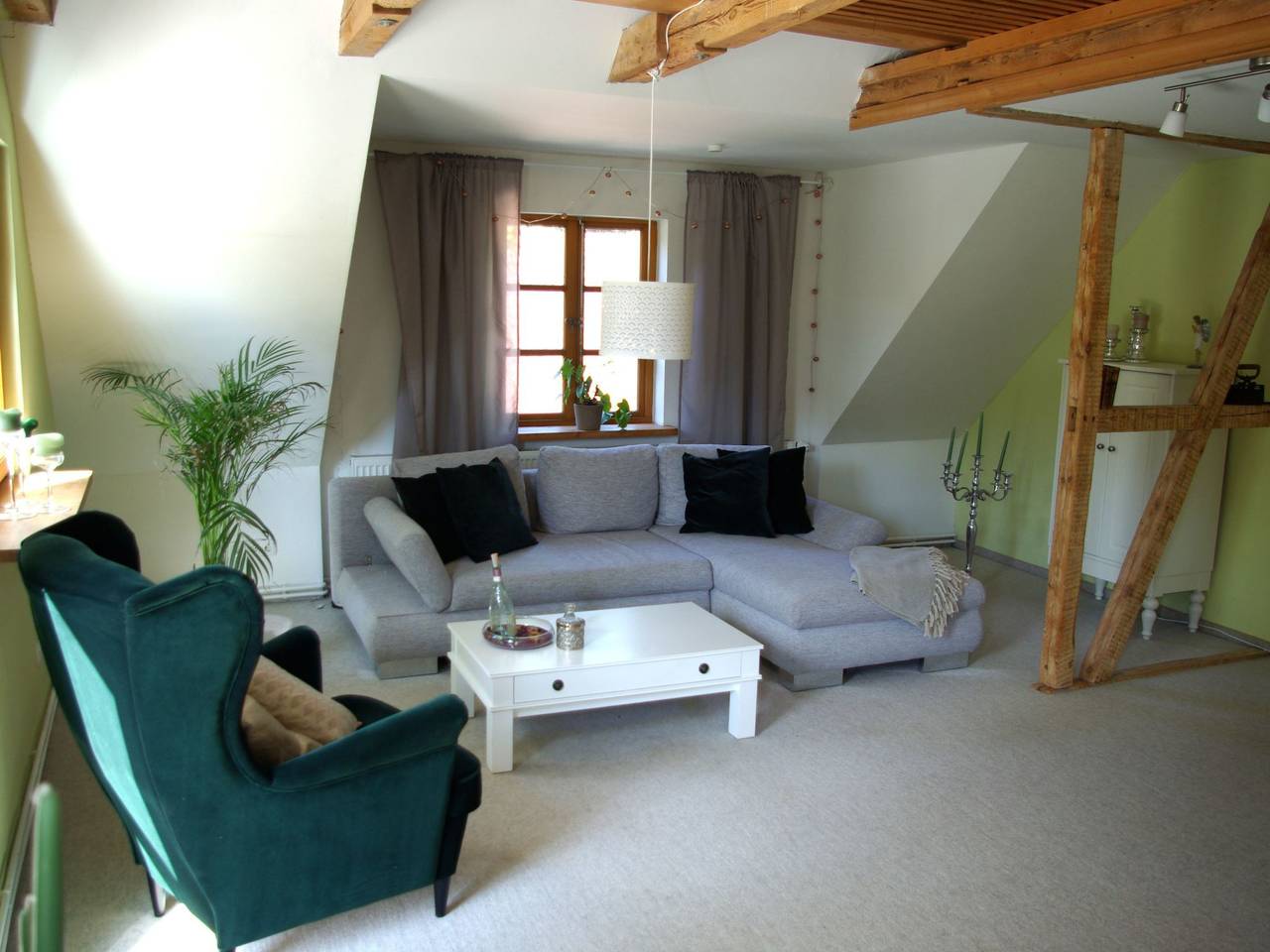 Ganze Wohnung, Große Ferienwohnung in Bleckede mit Großem Balkon in Bleckede, Elbtalaue