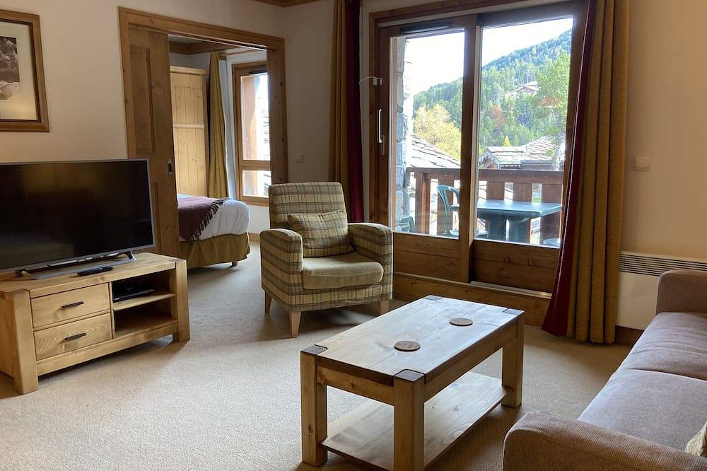 Geheel appartement, Arc 1950, 42m2, 1Br, kijkt uit over de \"jardin de neige\"; jongste skischool voor kinderen in Arc 1950, Bourg-Saint-Maurice