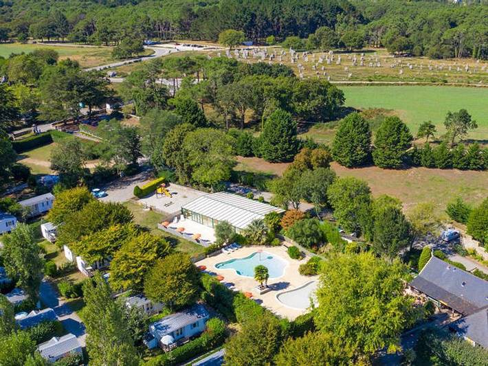 Camping Domaine de Kermario   - Mobilheim 6 personen - Classic | 3 Schlafz. | 6 Pers. | Erhöhte Terrasse in Carnac, Côte des Mégalithes