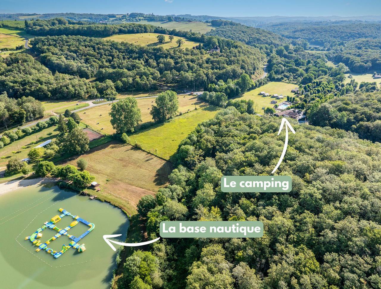 Camping Le Pont de Mazerat 4* in Tamniès, Périgord Noir