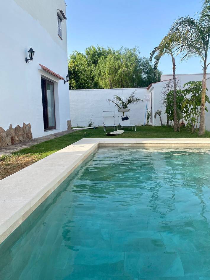 Casa Blanca: Private Pool, Terrasse & Wlan am Strand El Palmar, Vejer de la Frontera in Playa El Palmar, Vejer de la Frontera