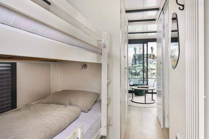 Cosy tiny houseboat near beach and restaurants by Weltevreden Experience in Zeewolde, Flevoland