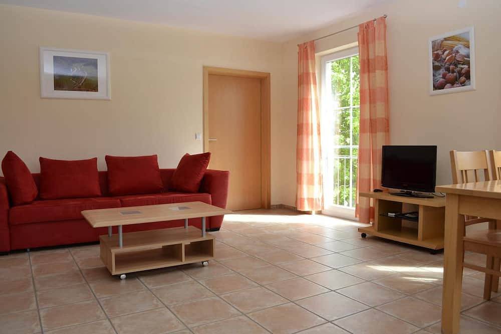 Ganze Wohnung, Ferienwohnung, 51 qm, 1 Schlafzimmer, 1 Wohn-/Schlafzimmer, max. 4 Personen in Meßkirch, Region Bodensee-Oberschwaben