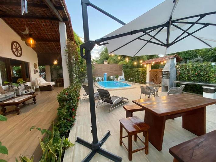 Casas e apartamentos de temporada para 10 pessoas, com vista e jardim e ainda piscina, com animais de estimação em Paripueira