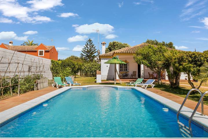 Casa rural con piscina para 6 personas, con Jardín en Costa de la Luz - 3