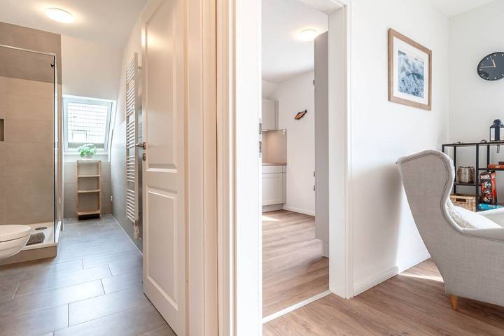 Ganze Wohnung, Ferienwohnung mit Dachterrasse am Ordinger Deich in St. Peter-Ording in St. Peter-Ording, Eiderstedt