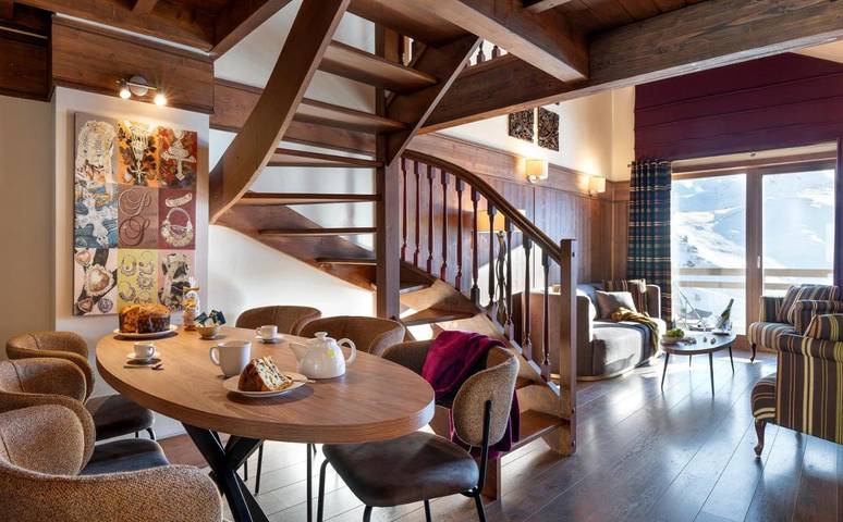 Appart’hôtel pour 4 personnes, avec sauna ainsi que piscine et balcon