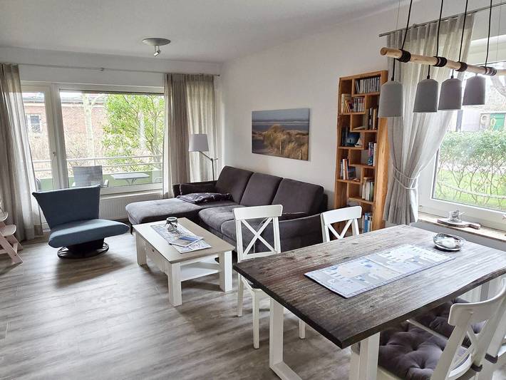 Ferienwohnung für 4 Personen, mit Balkon auf Langeoog