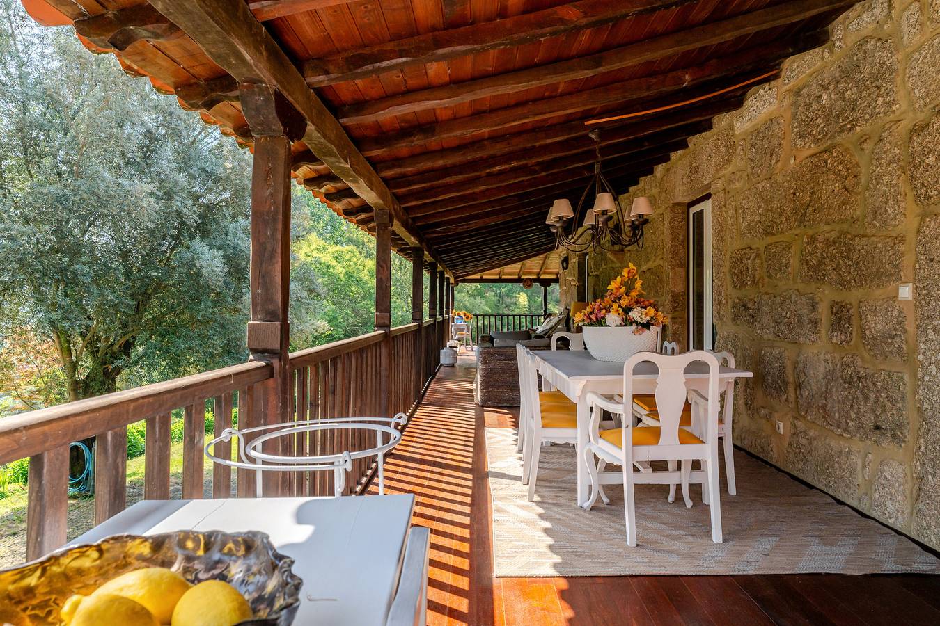 Country House 'Quinta De Amares' with Mountain View, Private Pool and Wi-Fi in Goães, Braga District