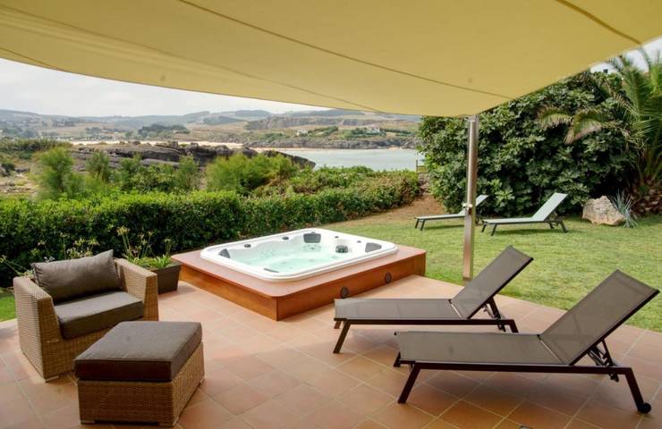 Chalet para 16 personas, con jardín además de piscina y vistas, Se admiten mascotas en Cantabria - 4