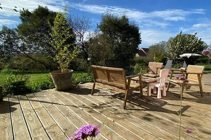 Maison de vacances pour 8 personnes, avec jardin