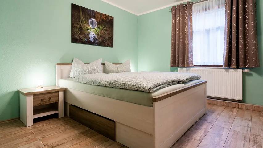 Ferienwohnung für 6 Personen, mit Garten