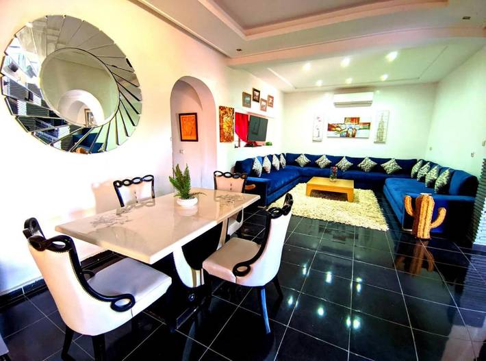 Chambre d’hôte pour 8 personnes, avec jardin et terrasse ainsi que piscine et vue dans Sidi Youssef Ben Ali - 3