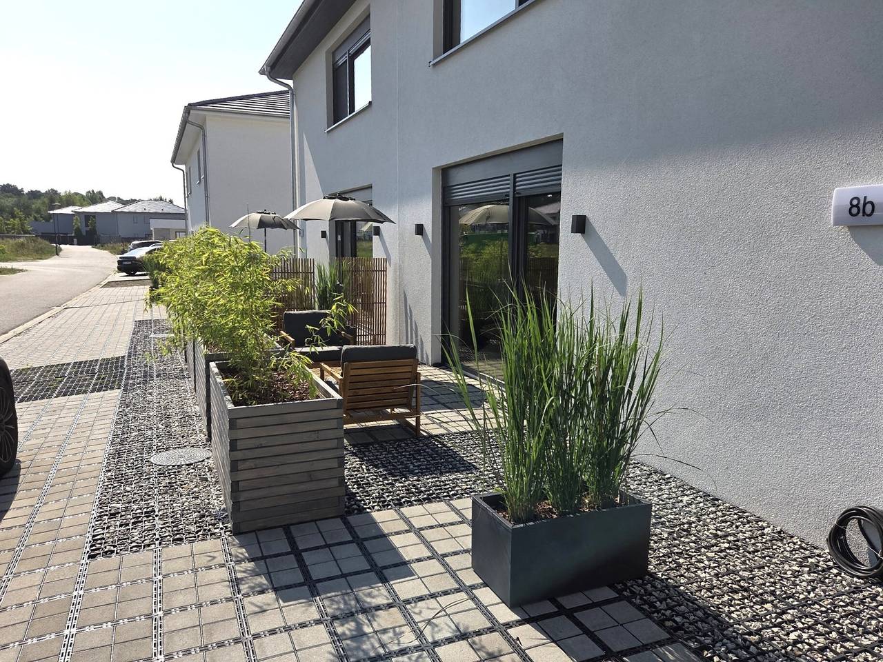 Ganze Wohnung, Apartment 'Schlossterrassen 8b' mit privater Terrasse, Gemeinschaftsgarten und Wlan in Pouch, Muldestausee