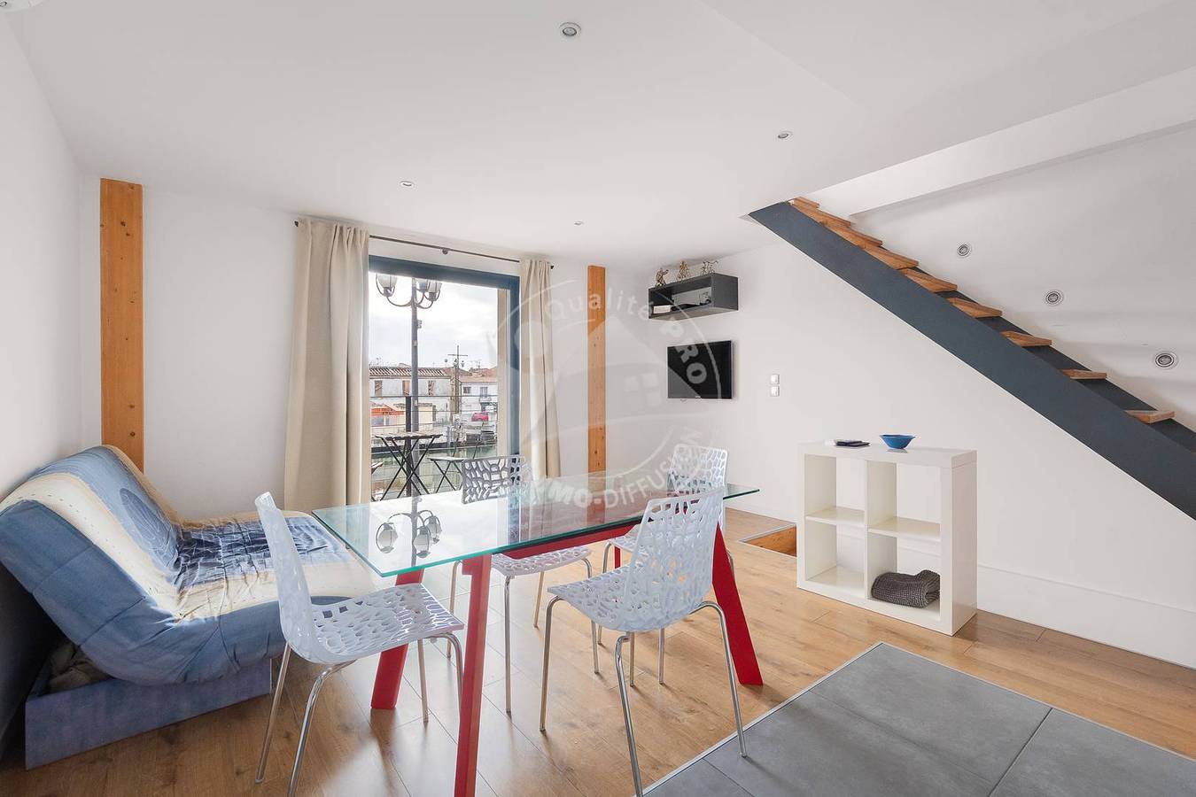 Ganze Ferienwohnung, P2 duplex, City Center beautiful view in Le Grau-du-Roi, Côte d'Améthyste