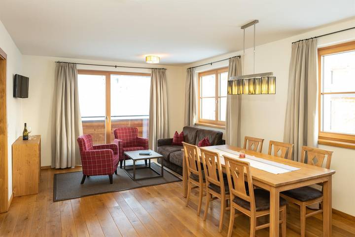 Ferienwohnung für 3 Personen, mit Ausblick und Garten sowie Sauna, mit Haustier in Warth - 3