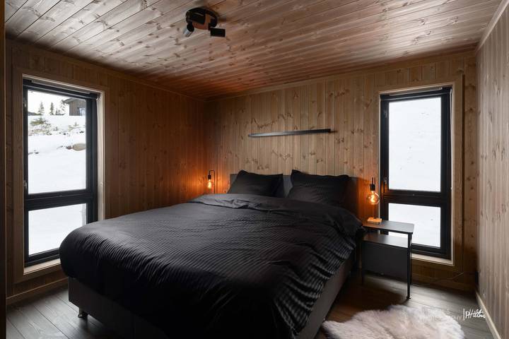 Bekkely Hytte: Modern cabin in ski area, Nesfjellet in Nesbyen