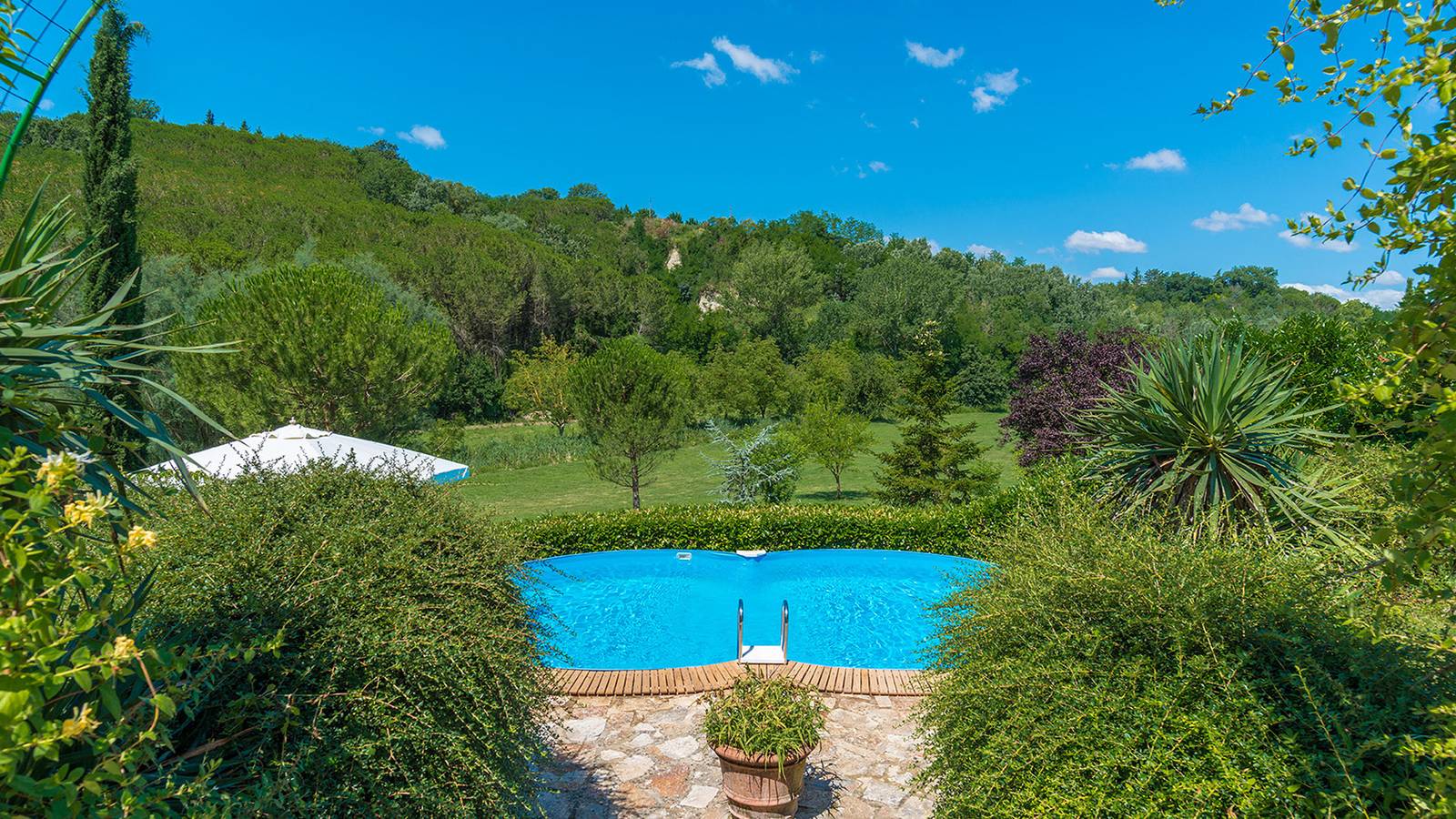 Villa für 6 Personen mit Garten in Asciano, Siena Provinz