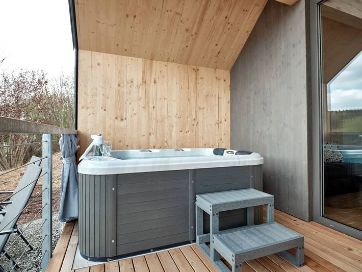 Ferienhaus für 4 Personen, mit Garten und Whirlpool sowie Sauna in Oberschwaben - 3