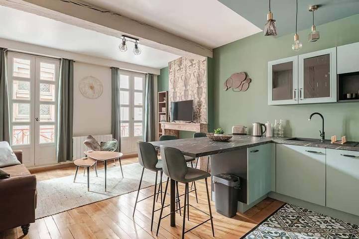 Appartement de vacances pour 4 personnes, avec balcon à Dijon