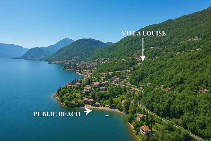 Ferienhaus für 9 Personen, mit Seeblick und Terrasse sowie Pool in Comune di San Siro - 3