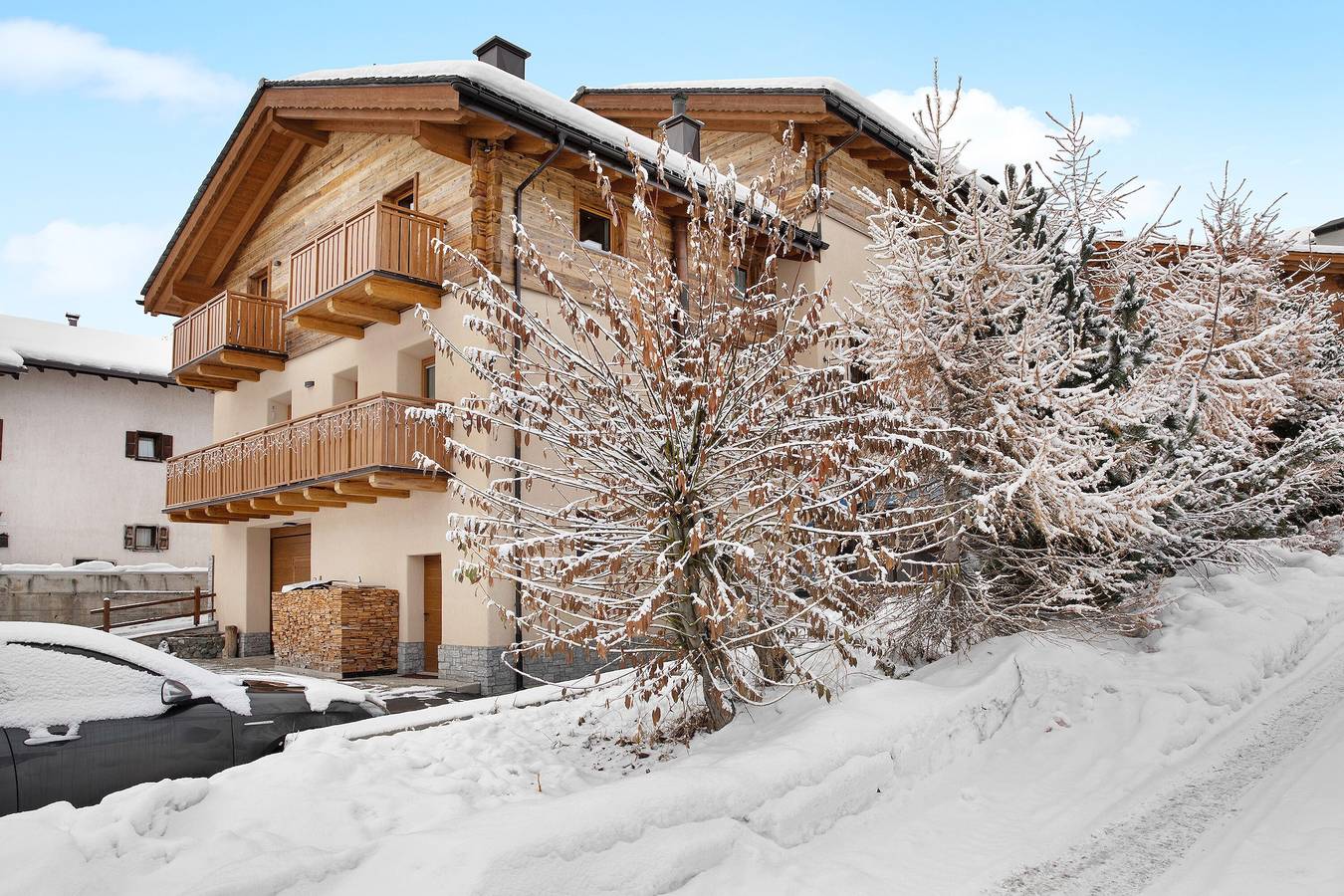 Ganze Wohnung, Ferienwohnung "Casa Nicoletta estate" nahe den Skiliften mit Bergblick in Livigno (Stadt), Livigno
