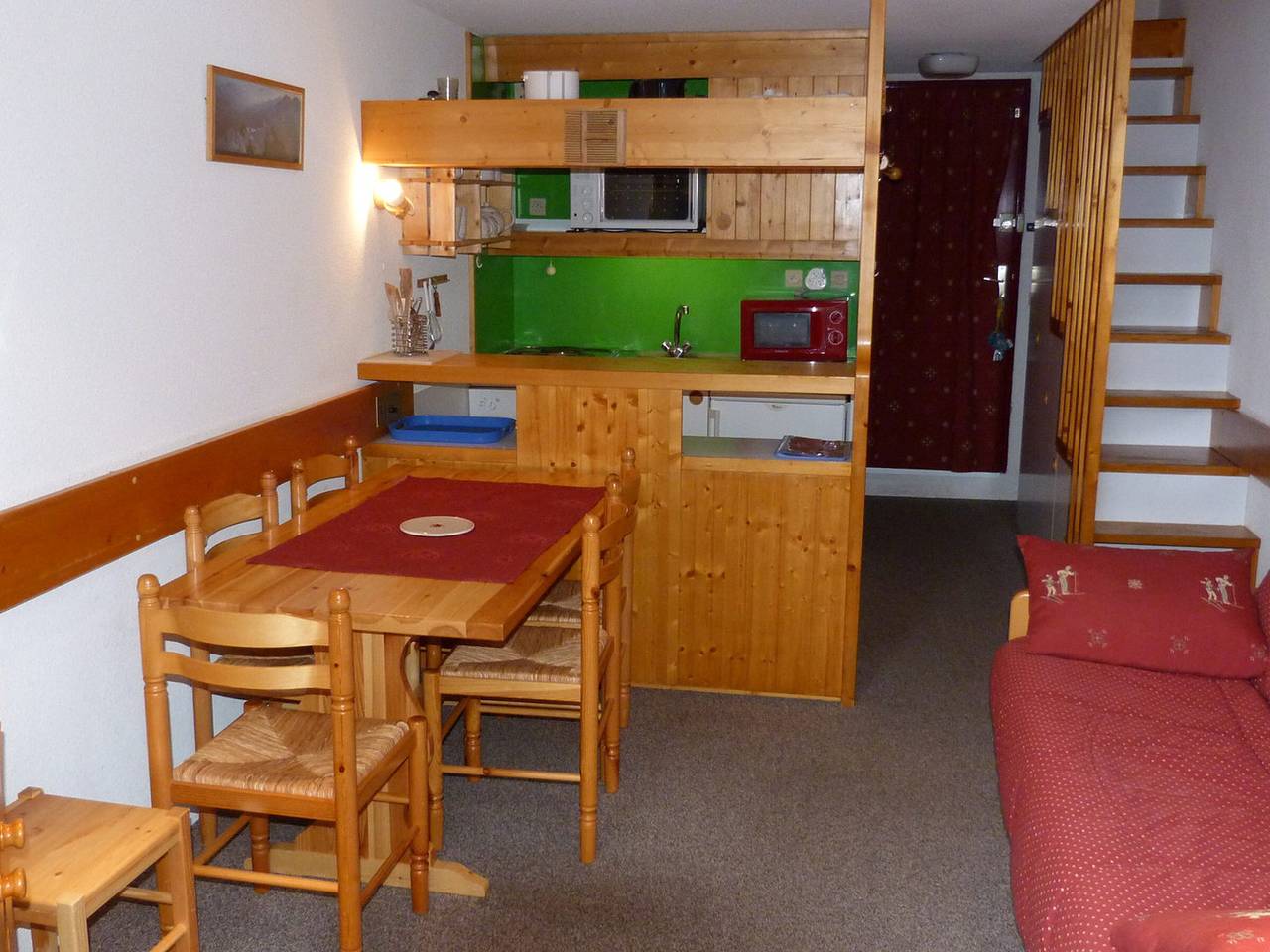 Ganze Wohnung, Ski-in Duplex für 6 Personen in Arcs, Haustiere erlaubt in Arc 1800, Bourg-Saint-Maurice