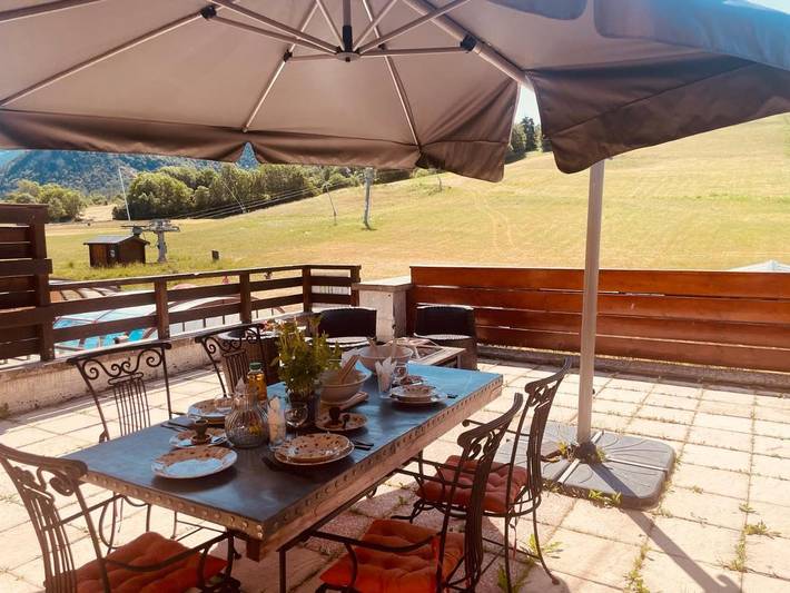 Gîte pour 4 personnes, avec Terrasse ainsi que Sauna et Vue à Ancelle - 3