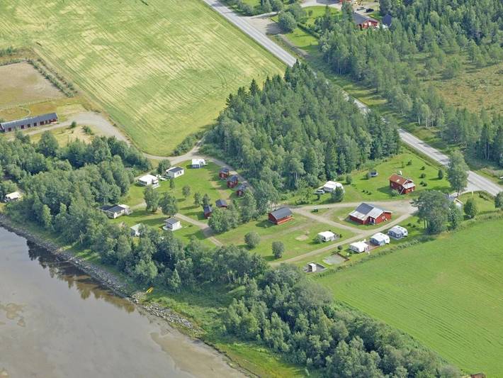 Camping for 4 personer, med Terrasse og Hage i tillegg til Utsikt i Trøndelag