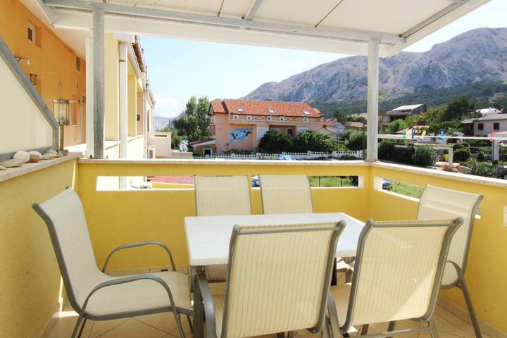 Ferienwohnung für 6 Personen, mit Balkon/Terrasse in Baska - 4