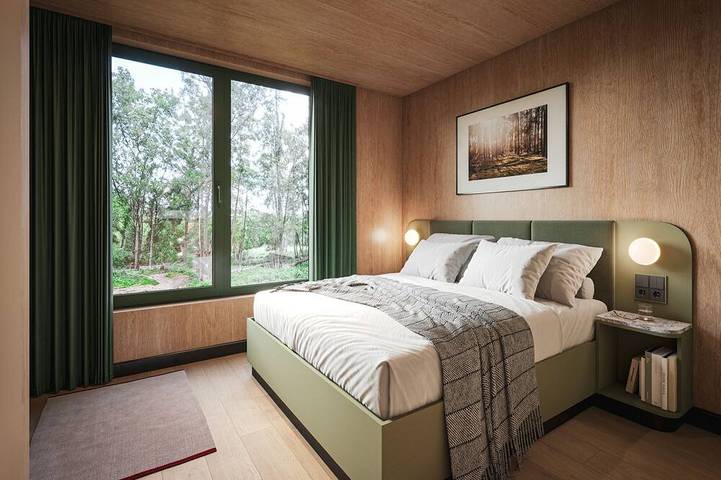 Chalet für 4 Personen, mit Terrasse und Whirlpool sowie Sauna und Garten in Fürstenberg/Havel - 4