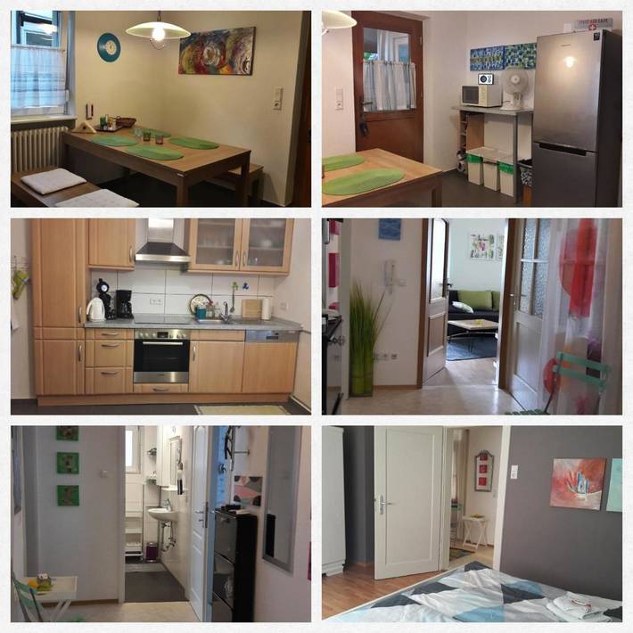 Ferienwohnung für 4 Personen, mit Balkon und Ausblick in Lahr