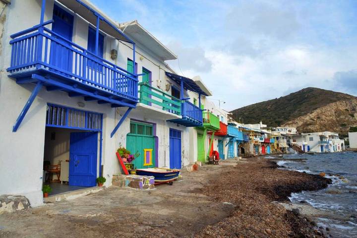 Agriturismo per 6 persone, con Balcone e Terrazza nonché Panorama a Milo Grecia