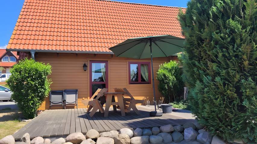 Ferienhaus für 5 Personen, mit Garten in Klink