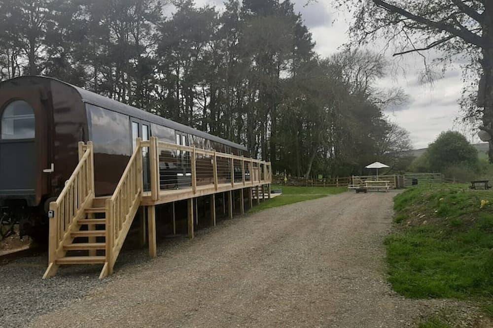 Railway carriage - perfect for families,friends or couples in a perfect location in Kielder Forest Park