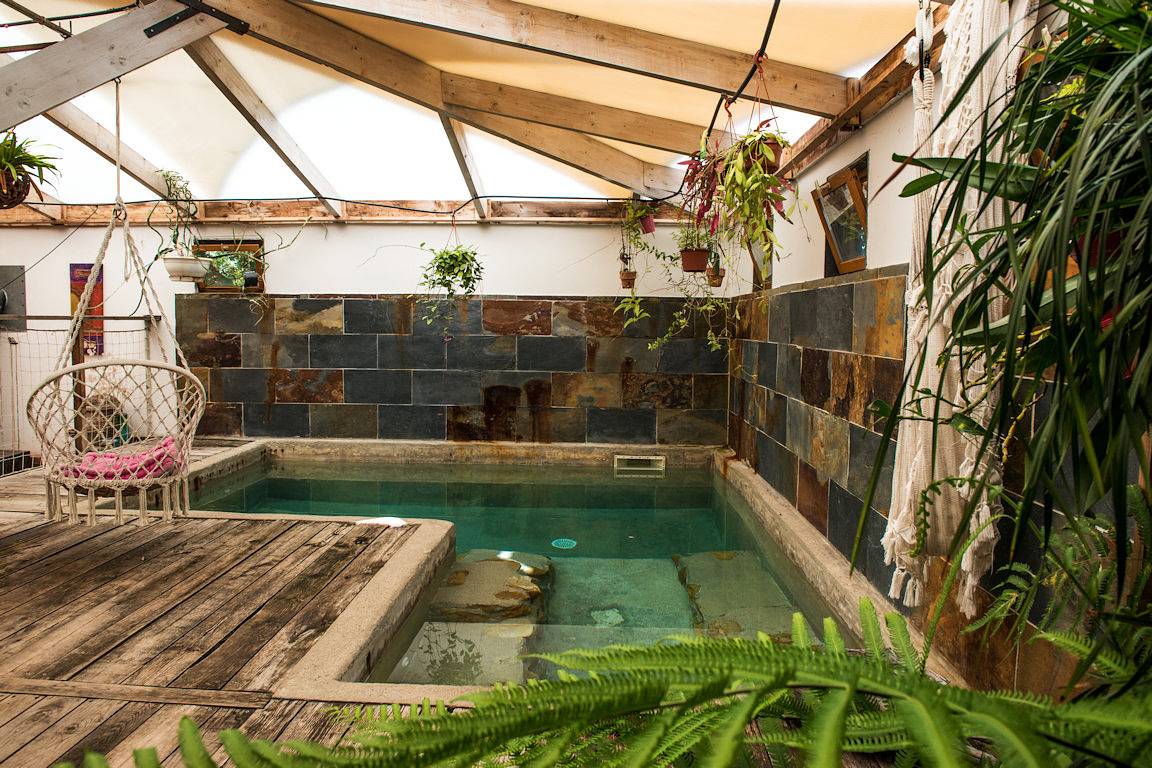 Chalet Les Fées - Bois Cailloux avec Spa in Saint-Remèze, Privas