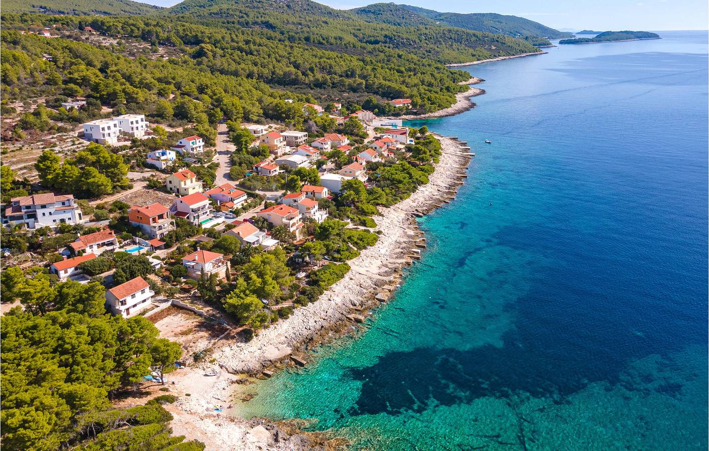 Ferienhaus für 8 Personen mit Terrasse in Vela Luka, Korcula