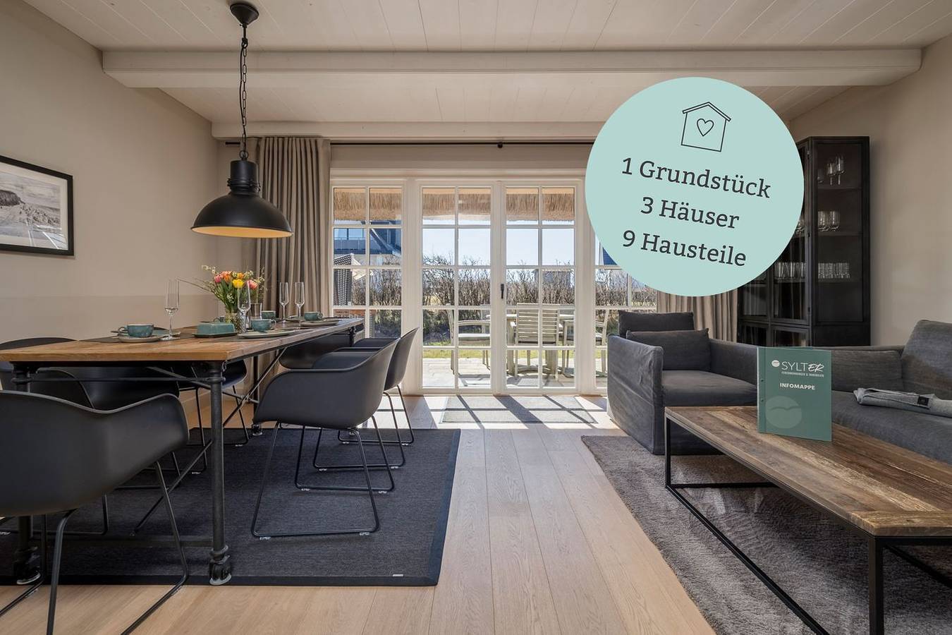 Exkl. Luxus-Hausteil unter Reet mit 4 Zimmern auf ca. 150 m², für bis zu 4 Pers. in Wenningstedt, Sylt