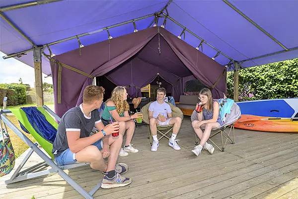 Tente pour 5 personnes, avec terrasse dans la Manche - 2