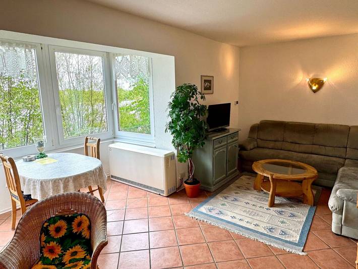 Ferienwohnung für 3 Personen, mit Seeblick und Ausblick in Nordstrand