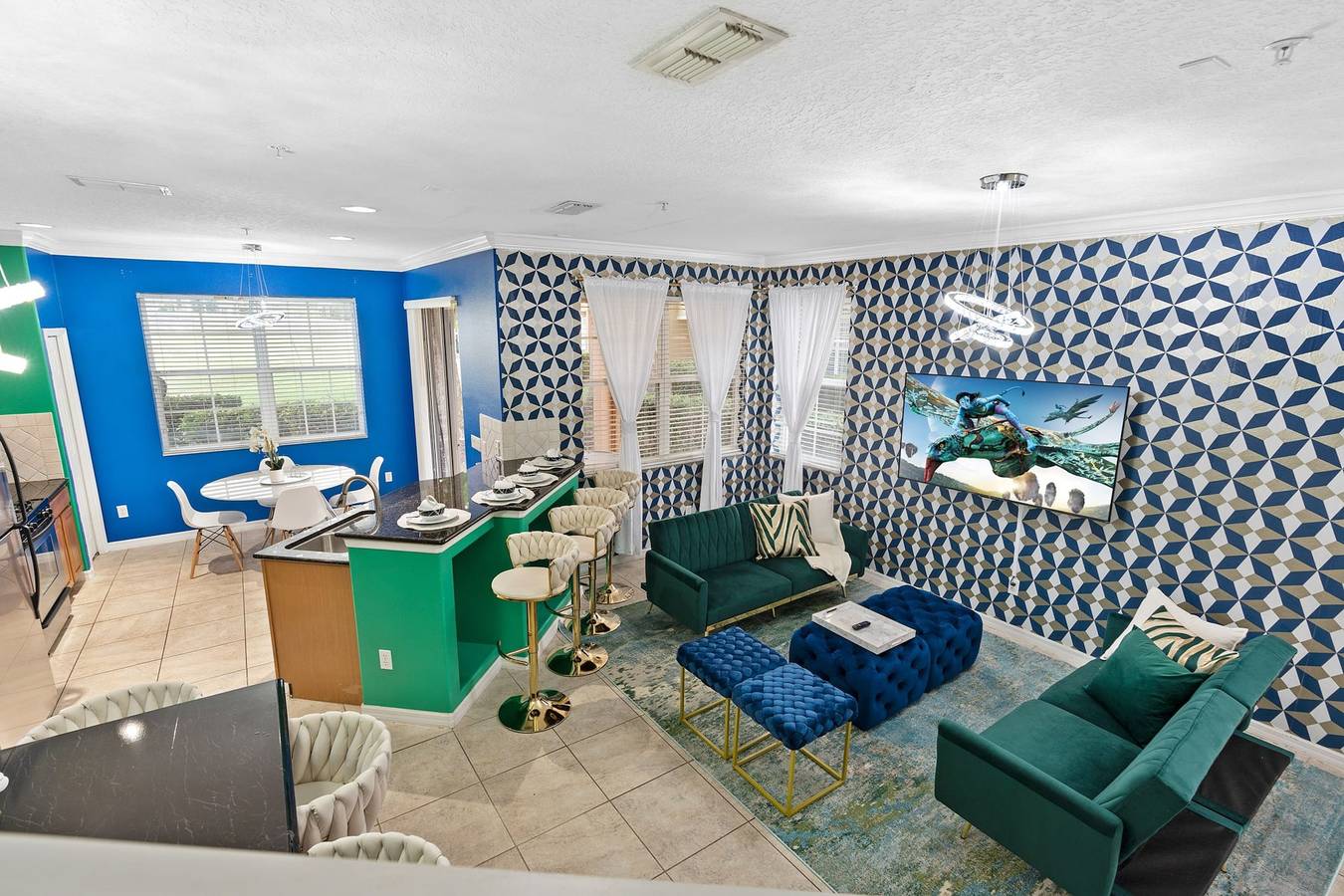 Super Fly- Movie loft w Recliners   Near Disney  in Reunion Resort, Osceola County