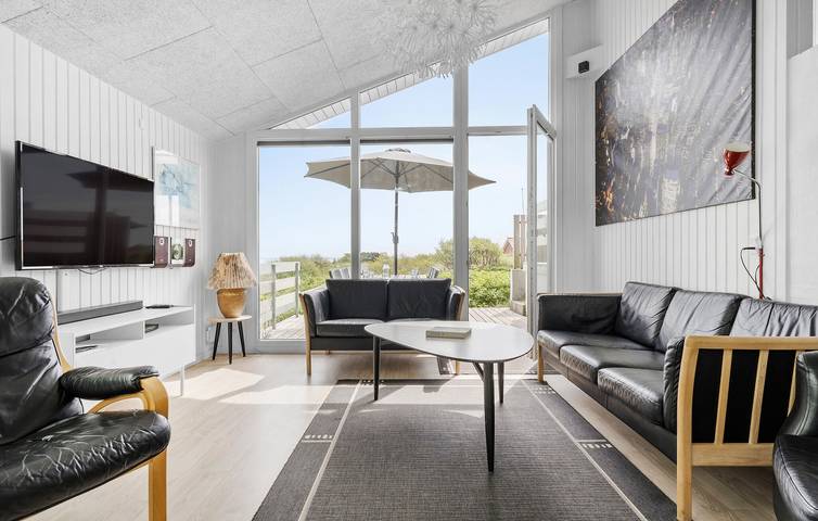 Ferienhaus mit Meerblick für 8 Personen, mit Whirlpool und Terrasse sowie Sauna und Garten, mit Haustier am Ringkøbing Fjord - 4