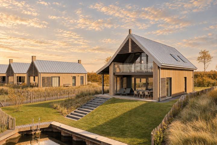 Ferienhaus für 6 Personen, mit Balkon und Garten - 1