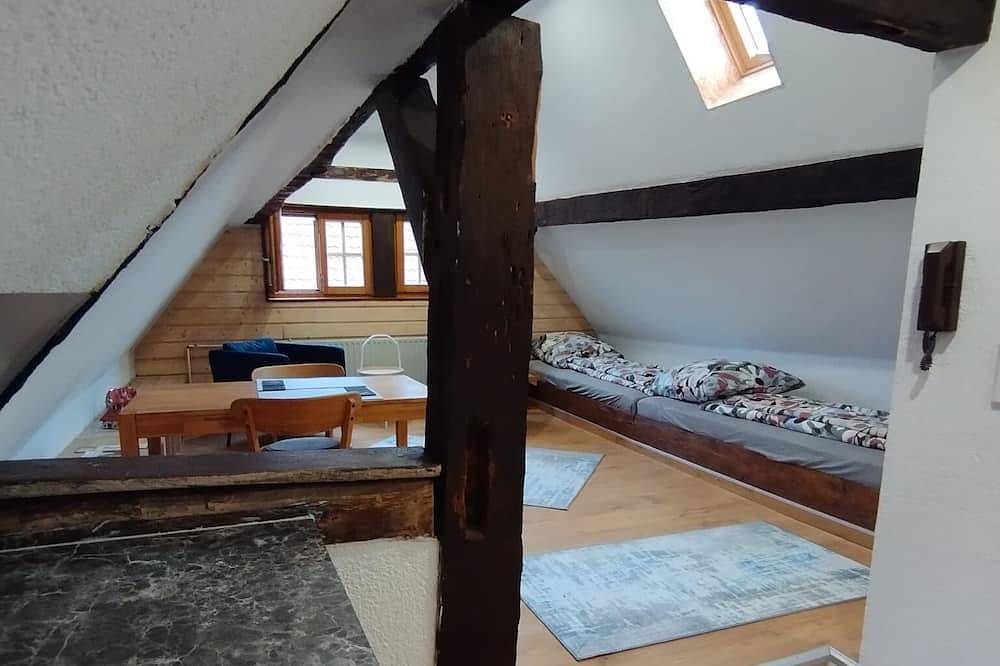 Ganze Wohnung, Historische Dachgeschosswohnung im Herzen der Alsfelder Altstadt / Parkplatz in Alsfeld, Vogelsberg Region